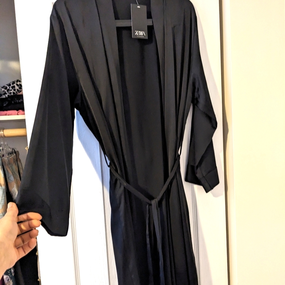 Silk robe